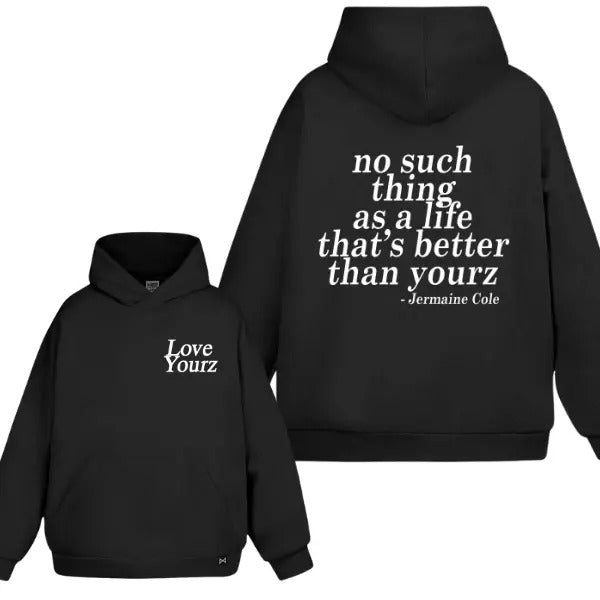 J Cole DreamVille Love YourZ Lyrics 2 Sided Graphic Hoodie/Sweatshirt/T-Shirt, For Men/Women