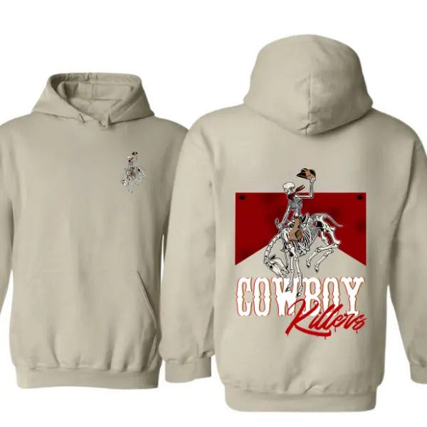 Vintage Western Cowboy 2 Sided Hoodie/Sweatshirt(No Hood)/T-Shirt, For Men/Women