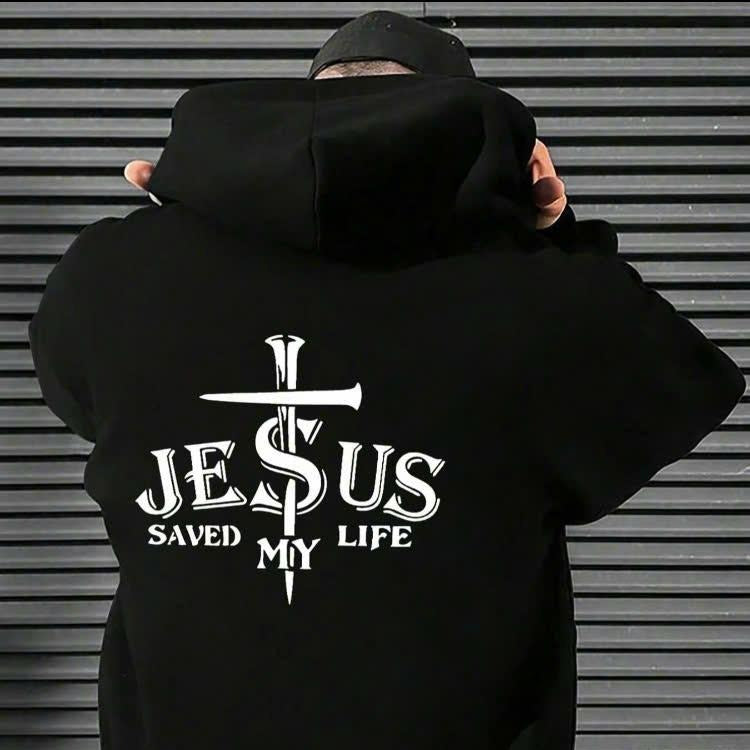 Jesus Saved My Life (No Hood) 100% Cotton T-Shirts, Hoodie, Sweatshirt