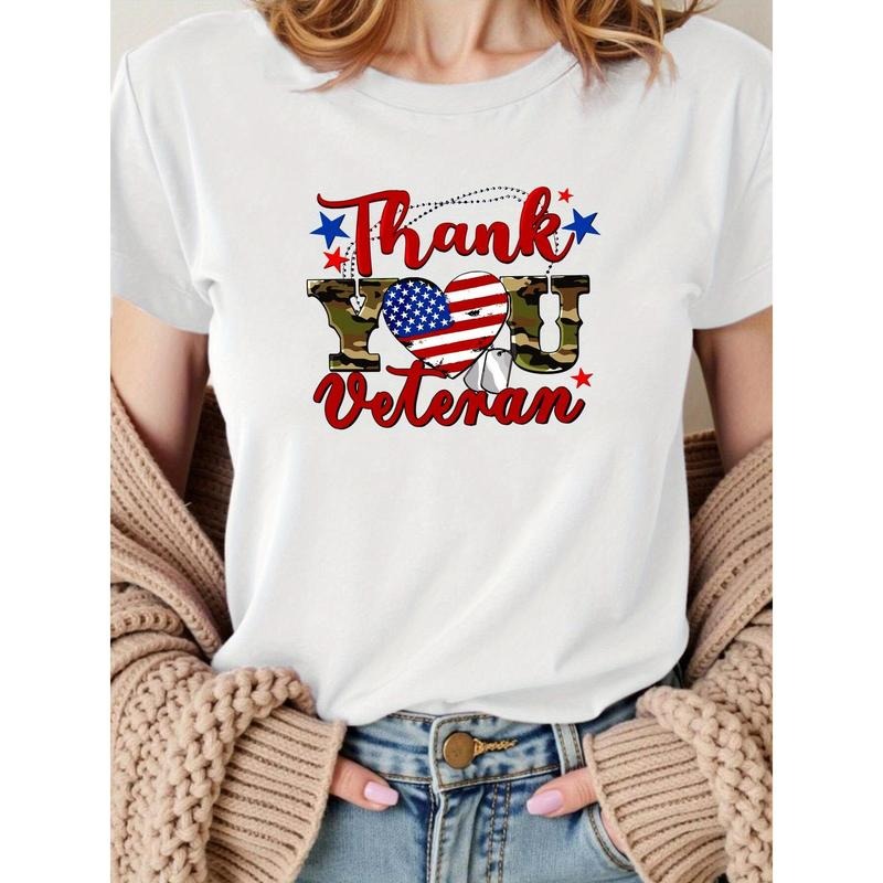 Women'S "Thank You Heroes" Graphic T-Shirt