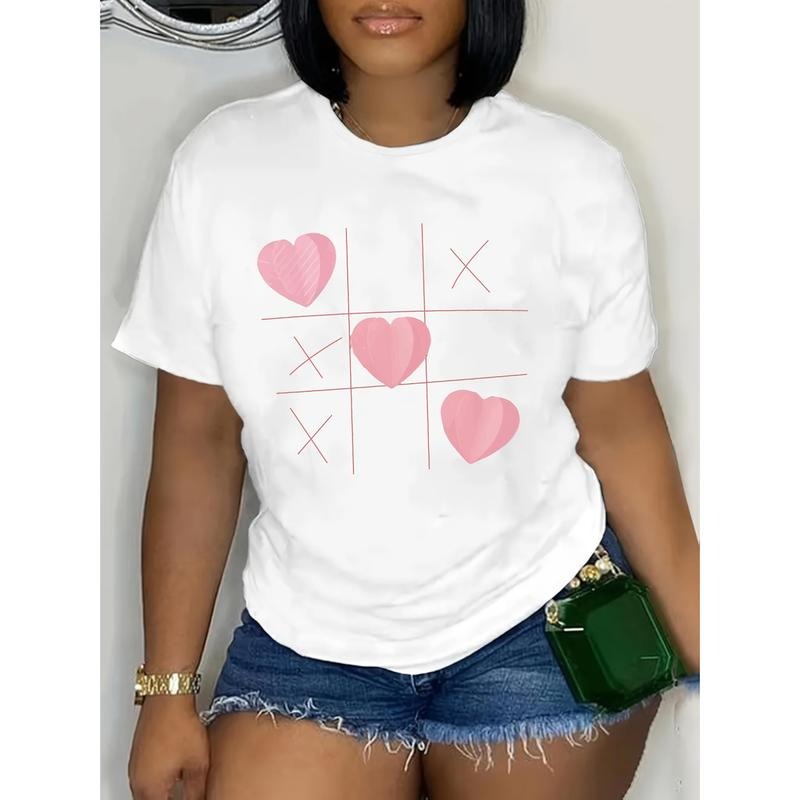 Women'S Short Sleeve Round Neck Printed-Shirt, Female Pattern Top 180g Hoodie, Sweatshirt | HypeDripTees.com