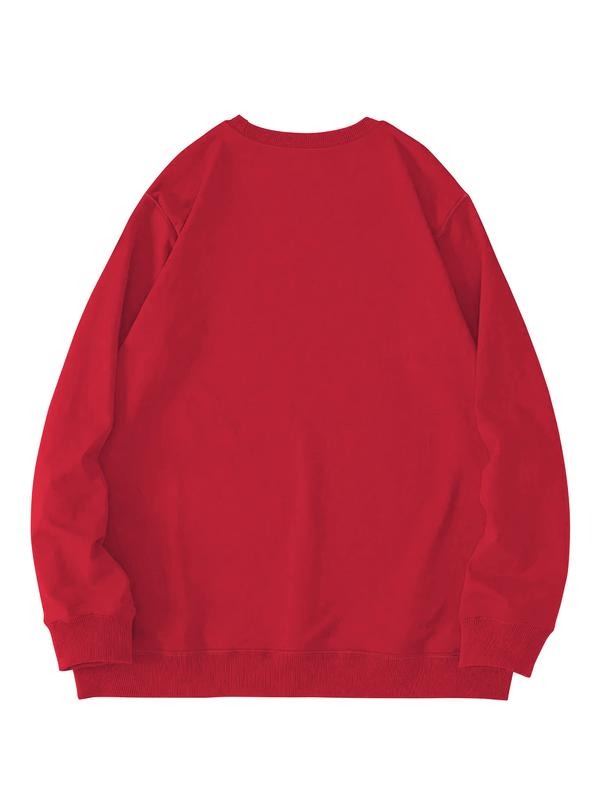 Women's Casual Cat Lover Sweatshirt, Humorous Graphic Print, Soft Long Sleeve Round Neck Pullover, All Seasons Wear...