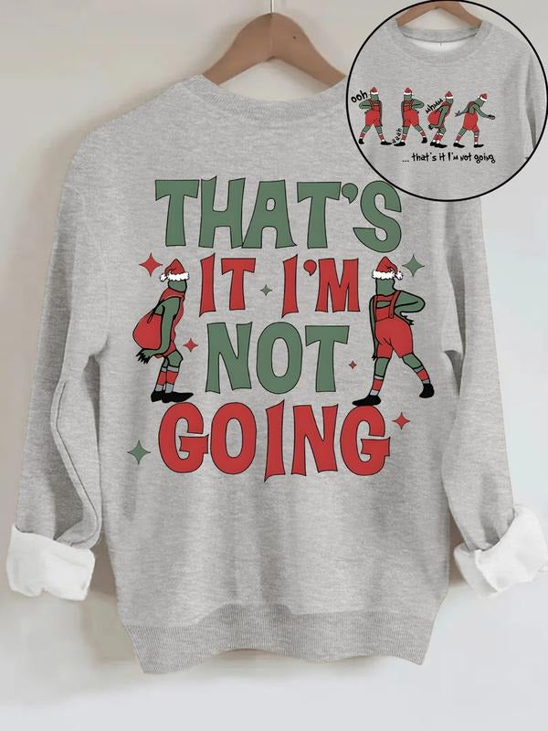 Women's Casual Christmas Man Pattern Pullover Sweatshirt, Soft Long Sleeve Round Neck, All-Season Comfort T-Shirts, Hoodie