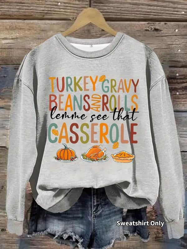 Women's Casual Halloween Cat Print Pullover Sweater, Soft Long Sleeve Round Neck Sweatshirt, Comfortable Daily Wear style...