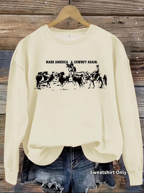 Women's Casual Mahe Graphic Pullover Sweater, Soft Long Sleeve Round Neck Sweatshirt, All-Season Comfortable Daily Wear...