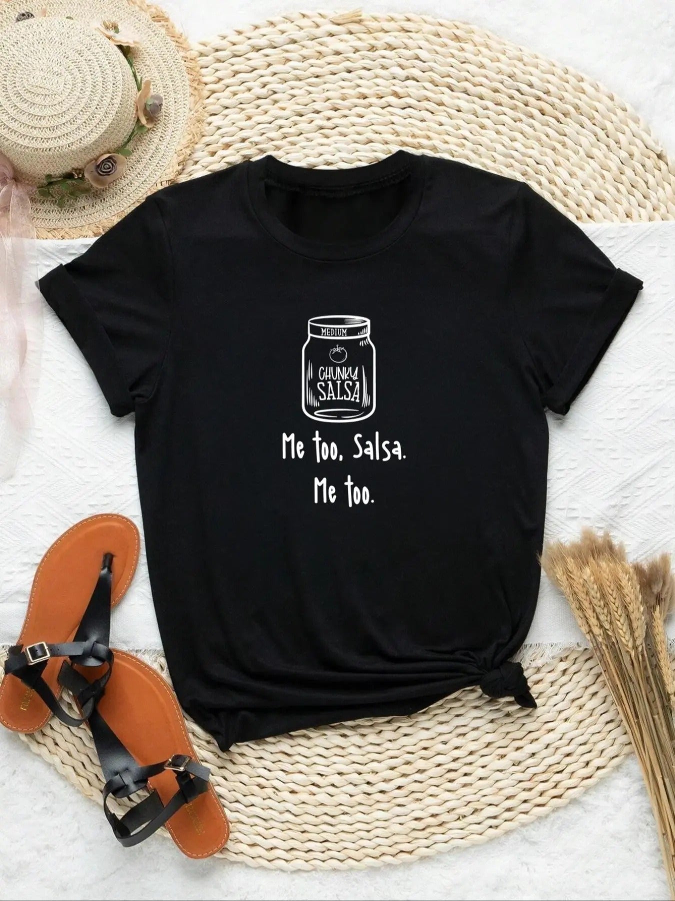 Women's Letter Graphic Round Neck Tee, Vintage Trendy Casual Short Sleeve T-shirt for Daily Wear, Ladies All Seasons...