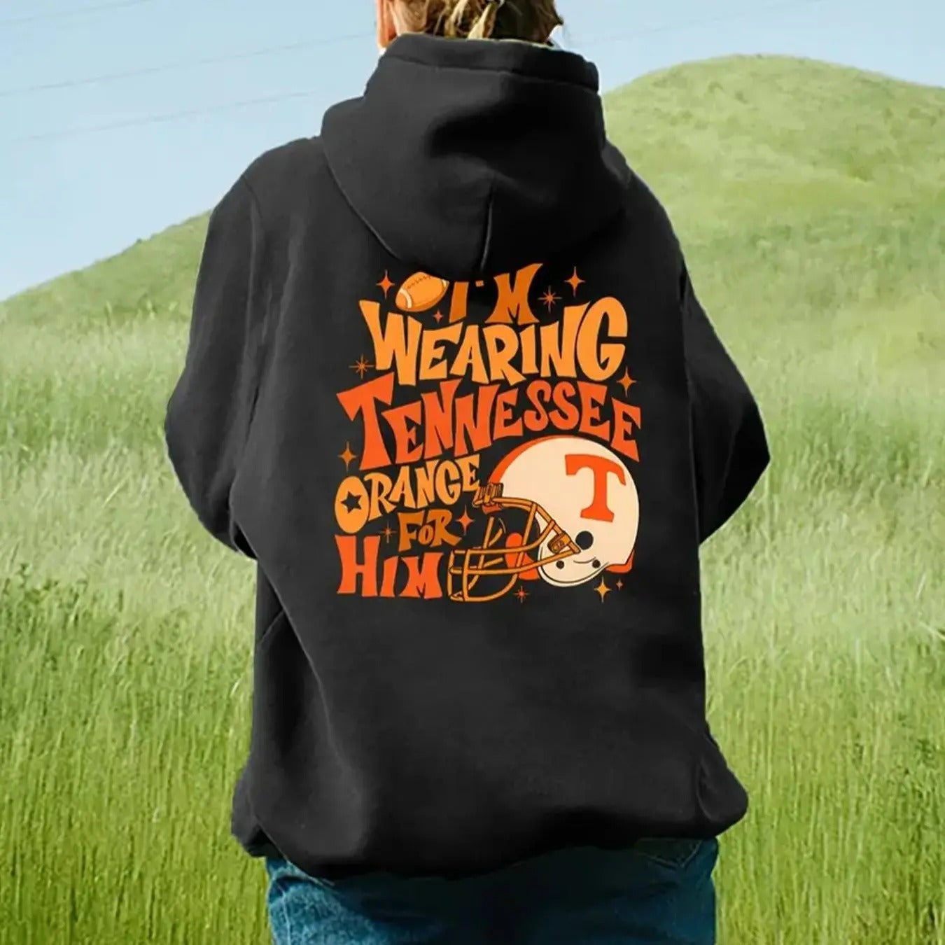 Women's Letter Print Hoodie, Casual Long Sleeve Hooded Sweatshirt for Fall & Winter, Women's Clothes for Daily Wear,...