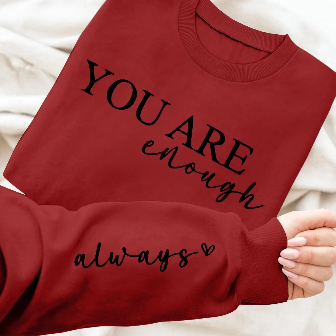 Women's Letter Print Round Neck Sweatshirt, Casual Long Sleeve Crew Neck Pullover for Fall & Winter, Women's Clothes for...