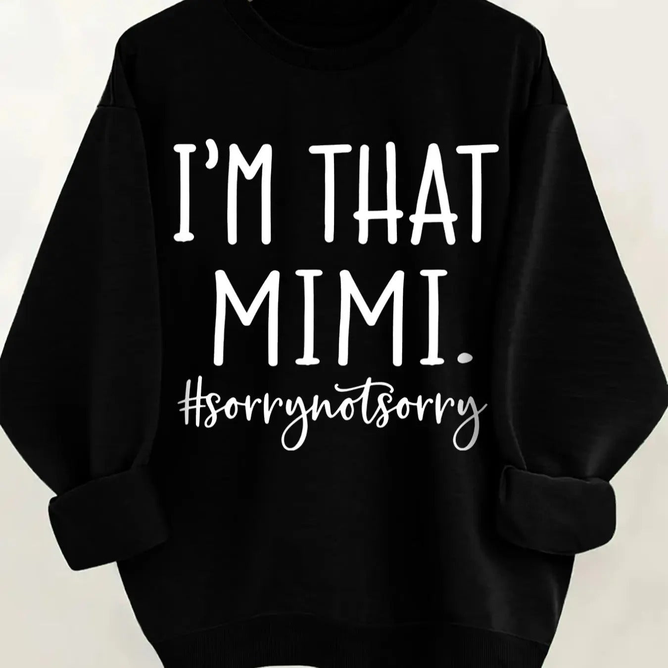 Women's Letter Print Round Neck Sweatshirt, Casual Long Sleeve Crew Neck Pullover for Spring & Fall, Fashion Women's Top...