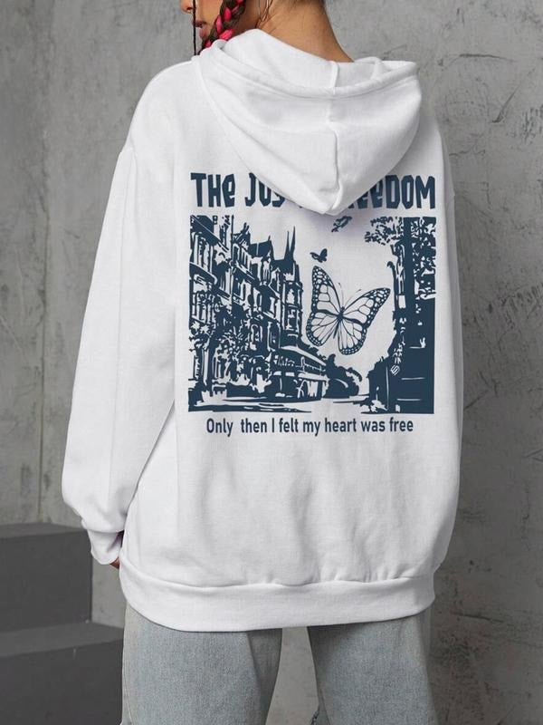 Women's Milan Italy Print Drawstring Hoodie, Fashion Casual Hooded Sweatshirt for Daily Holiday Outdoor Wear, Women...