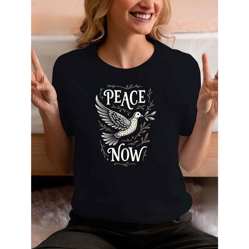 Women's Peace Dove Graphic T-Shirt