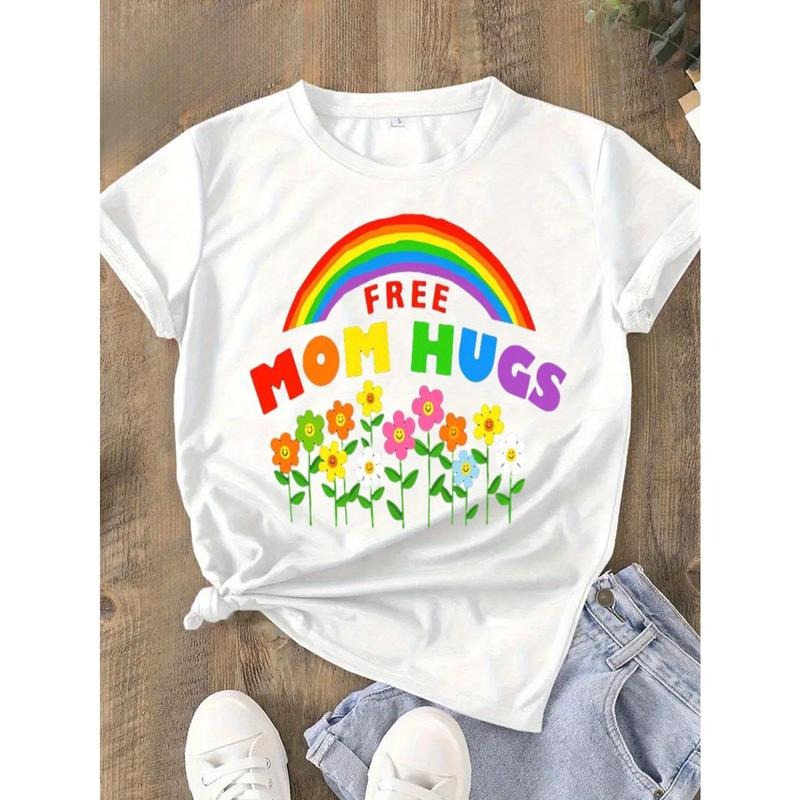 Women's Plus Size 100% Cotton Round Neck T-Shirt