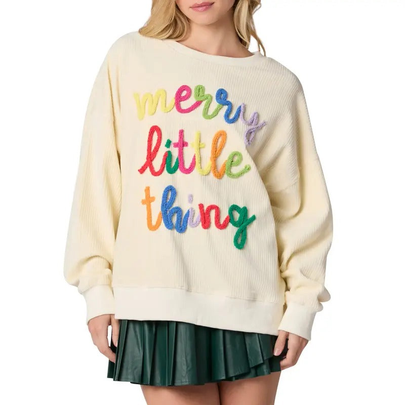 Women's Spring Autumn Loose Sweatshirt Long Sleeve Round Neck Letter Embroidery Pullover T-Shirts, Hoodie | HypeDripTees.com