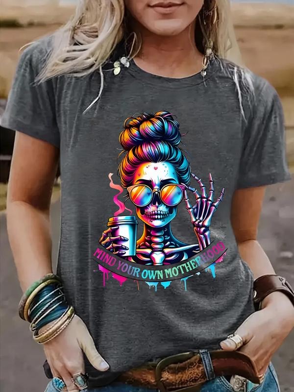 Women's Summer Casual Fitted Round Neck Short Sleeve T-Shirt, Breathable Comfortable Fashion Top for Daily Wear S-Xxl...
