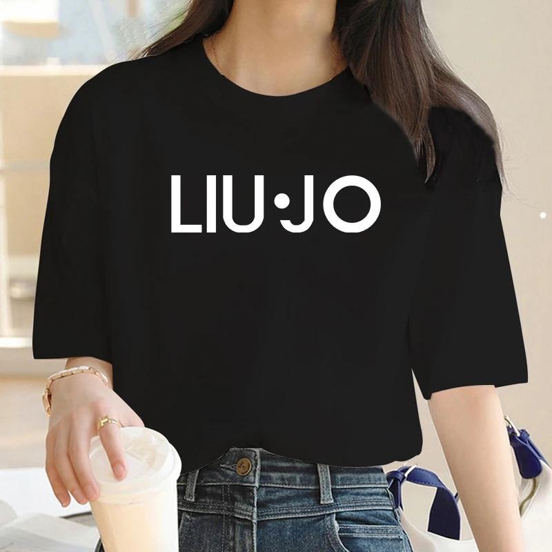 Women's Summer T-shirt Fashion LIU Printed Female Comfortable Short Sleeve Casual Classic Style TShirts Summer Clothing...