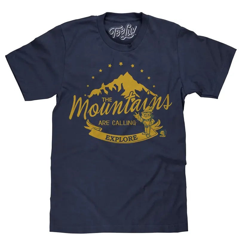 Woodsy Owl The Mountains are Calling T-Shirt - Navy Hoodie, Sweatshirt | HypeDripTees.com