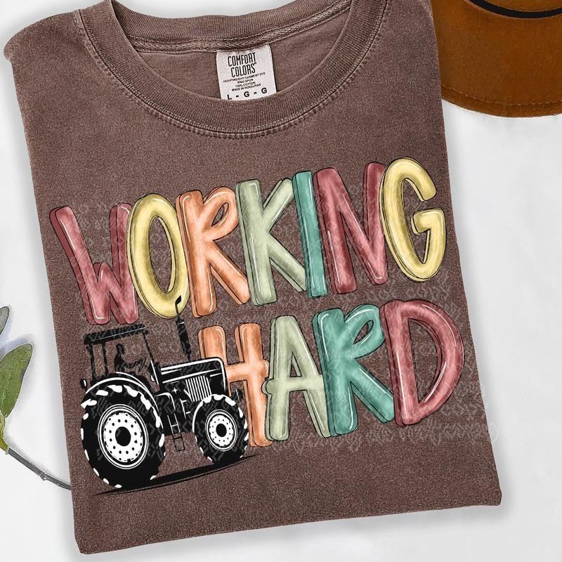 Working Hard Farm DTF Transfers - THIS IS NOT A SHIRT Hoodie, Sweatshirt | HypeDripTees.com