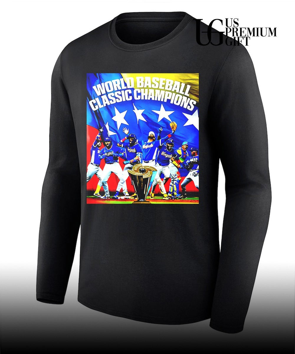 World Baseball Classic 2026 Venezuelas Team Champions glory moment shirt