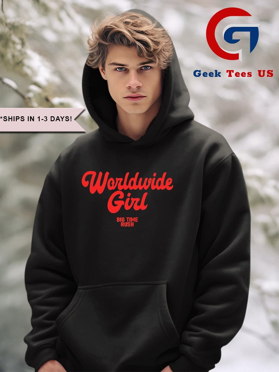 Worldwide girl big time rush shirt