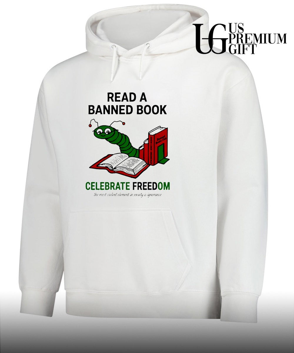 Worm read a banned books celebrate read freadom shirt