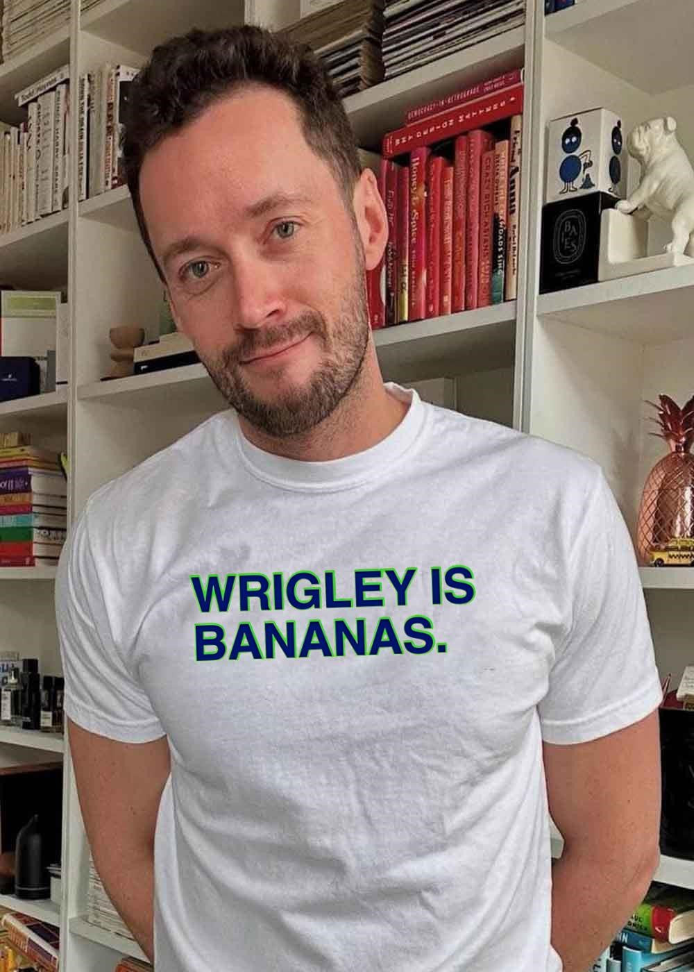 Wrigley Field Chicago Cubs Apparel Wrigley Is Bananas T-Shirt