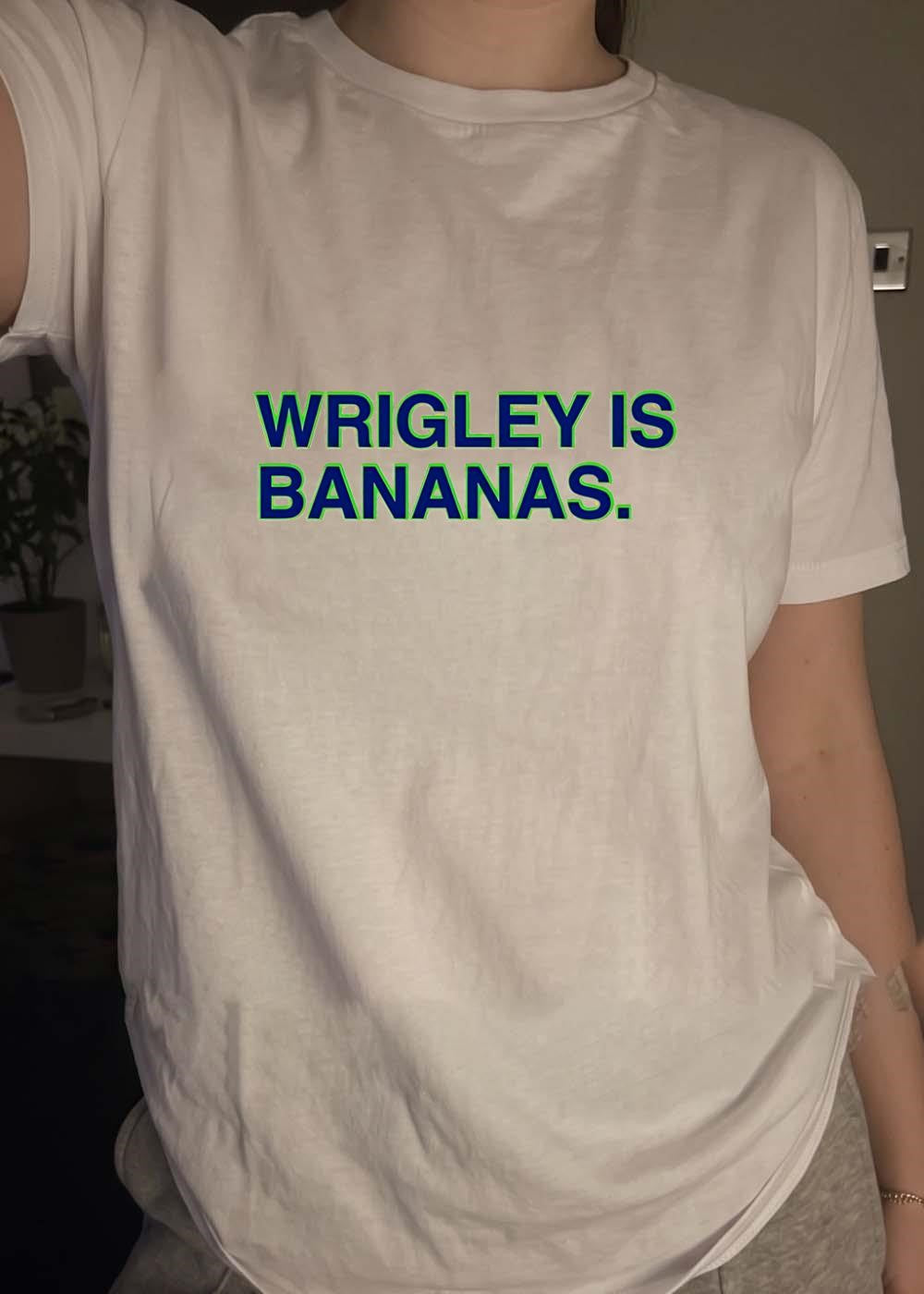Wrigley Field Chicago Cubs Apparel Wrigley Is Bananas T-Shirt