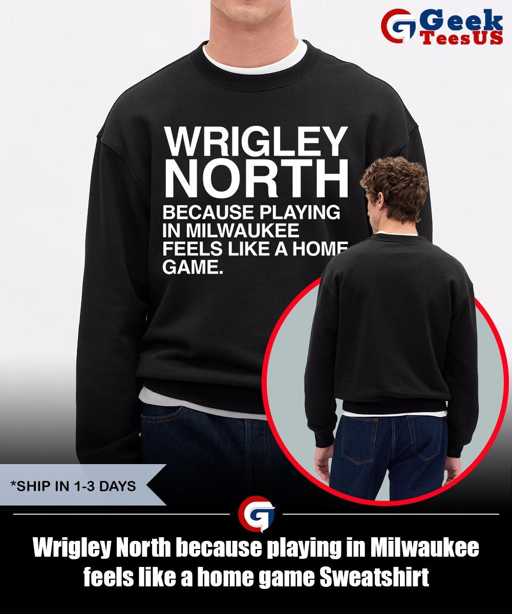 Wrigley North because playing in Milwaukee feels like a home game shirt