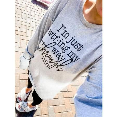 Wtf-ing Graphic Sweatshirt T-Shirts, Hoodie | HypeDripTees.com