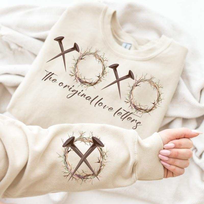 XOXO The Original Love Letters Shirt, Easter Sweatshirt, Christian ,Religious , Faith Christian Hoodie | HypeDripTees.com
