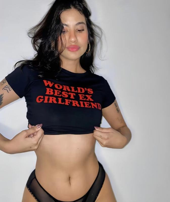 Y2K World's Best Ex Girlfriend Baby Tee