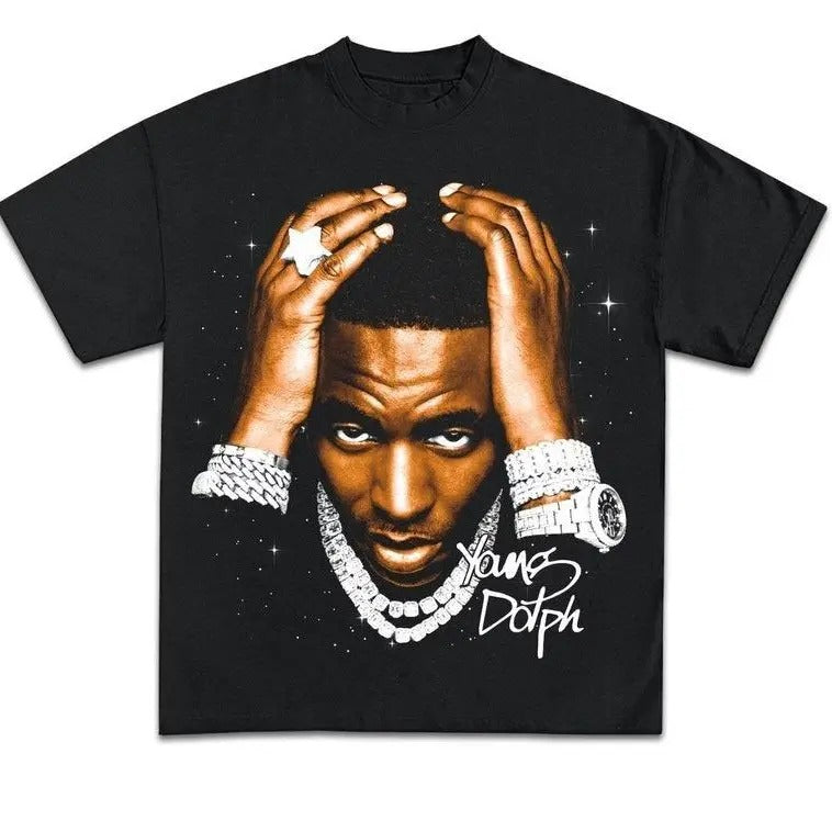YOUNG DOLPH T-SHIRT, Graphic Tee Iconic Style for Rap Fans Hoodie, Sweatshirt | HypeDripTees.com