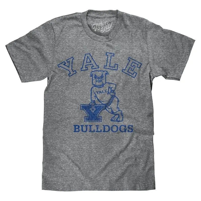 Yale University Bulldogs Logo T-Shirt - Gray Hoodie, Sweatshirt | HypeDripTees.com