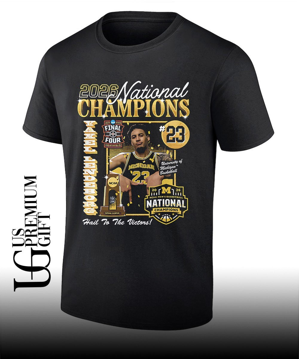 Yaxel Lendeborg Michigan Wolverines Men’s Basketball National Champion 2026 shirt