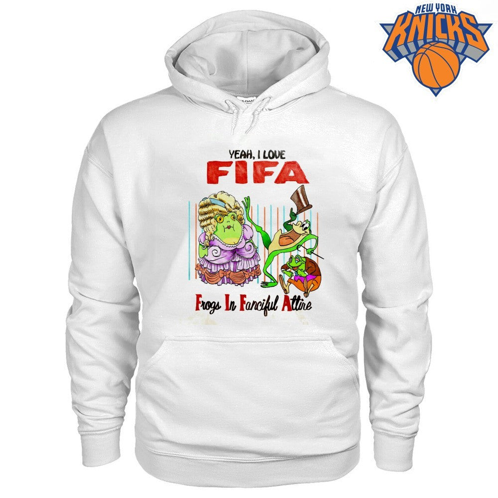 Yeah I Love FIFA Frogs In Fanciful Attire Meme Funny Shirt