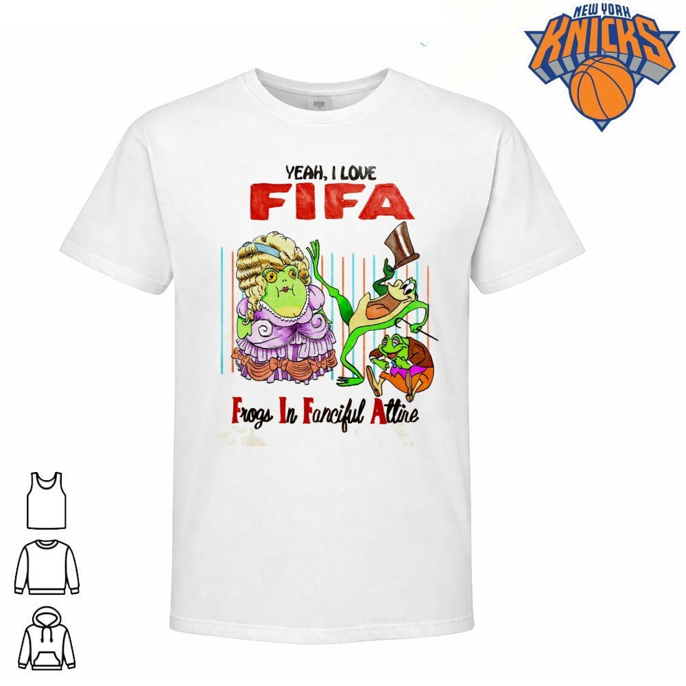 Yeah I Love FIFA Frogs In Fanciful Attire Meme Funny Shirt