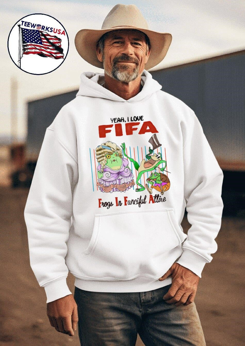 Yeah, I Love FIFA Frogs In Fanciful Attire Shirt