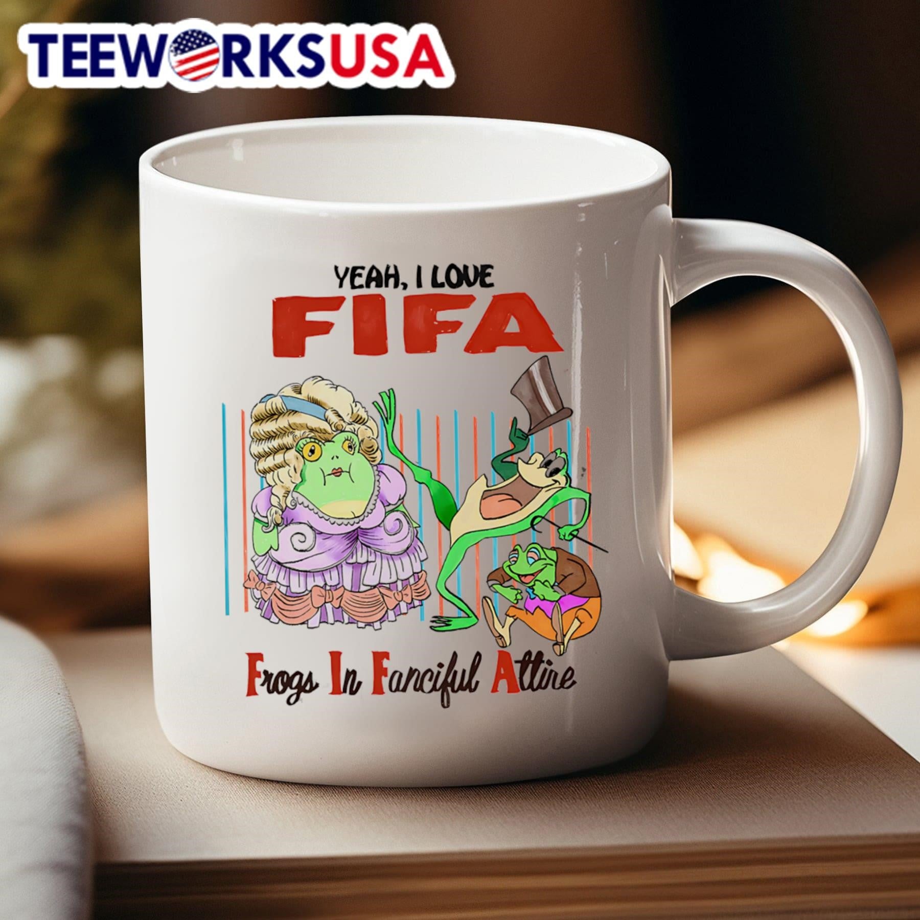 Yeah, I Love FIFA Frogs In Fanciful Attire Shirt