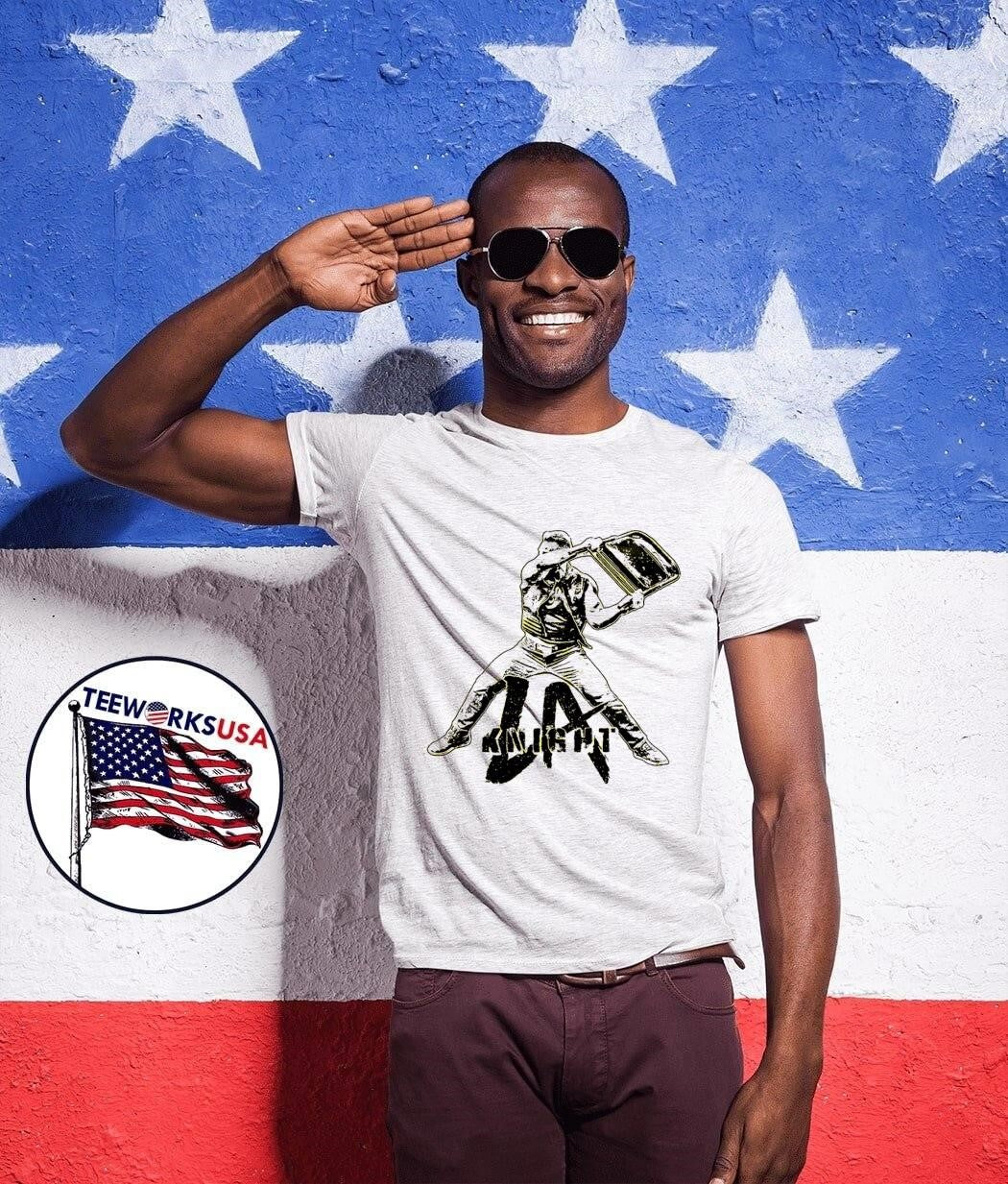 Yeah! LA Knight Chair Shot Wrestling T-Shirt