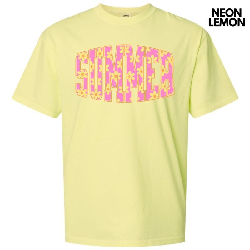 Yellow Flower Summer Comfort Colors T-Shirt 'NLB' Hoodie, Sweatshirt | HypeDripTees.com