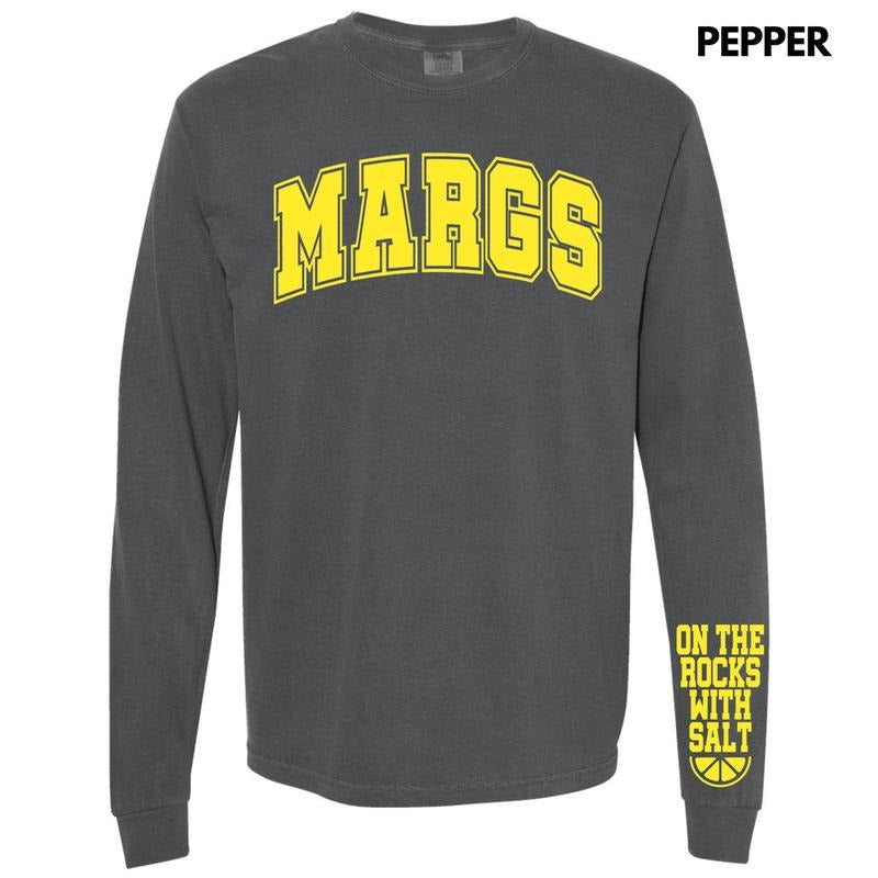 Yellow MARGS Long Sleeve Comfort Colors T-Shirt Hoodie, Sweatshirt | HypeDripTees.com