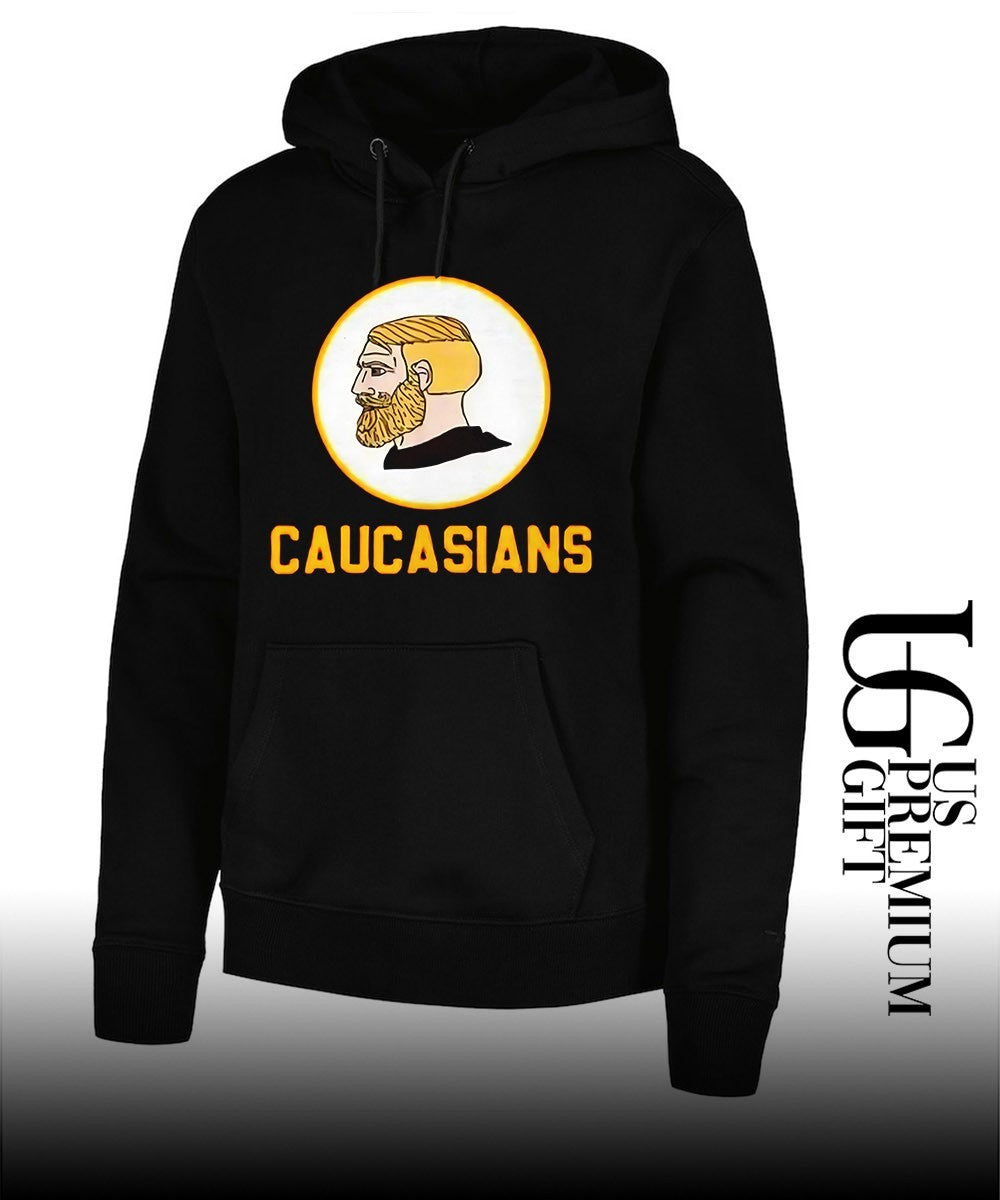 Yes Chad Caucasians logo shirt