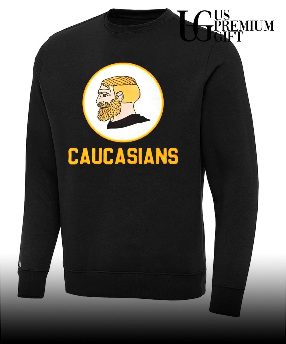 Yes Chad Caucasians logo shirt