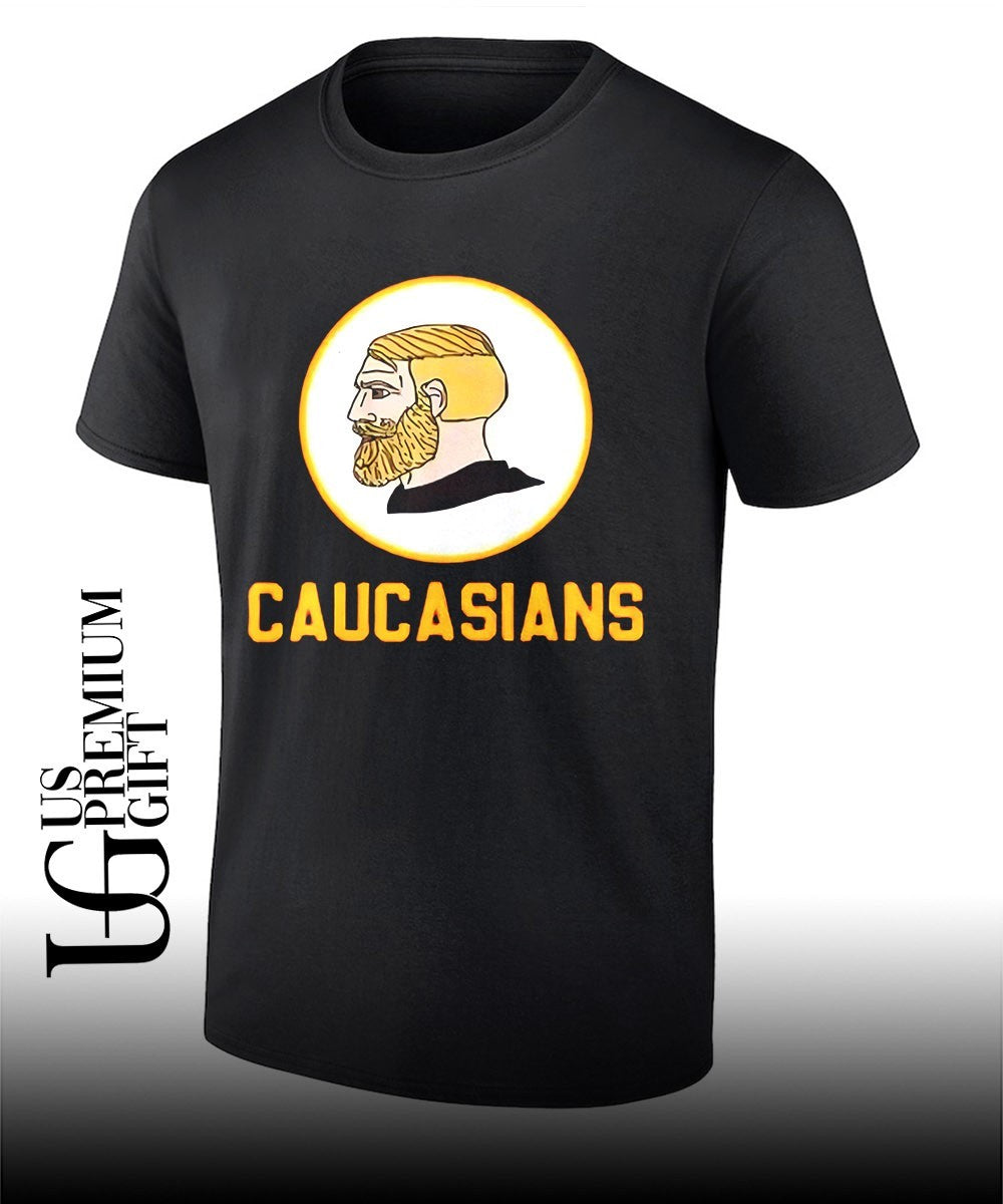 Yes Chad Caucasians logo shirt