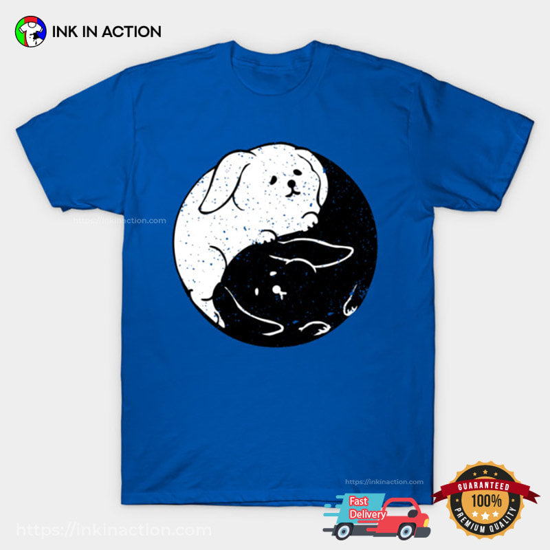 Yin And Yang Bunnies Cute Bunnies Shirt