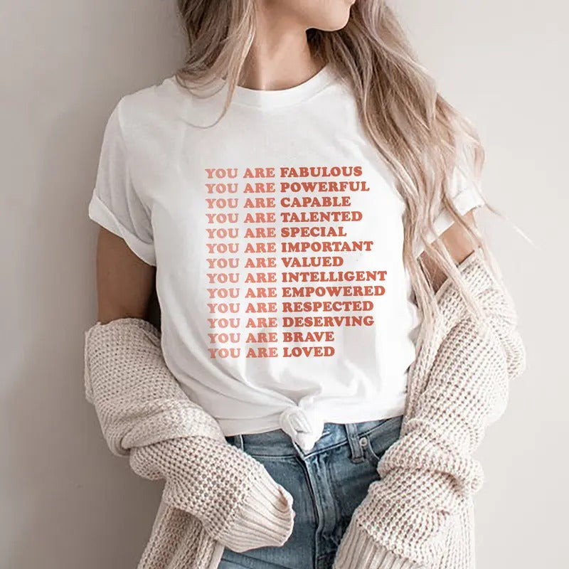 You Are Fabulous You Are Loved Poster Feminism Shirt Feminist Af We Should All Be Feminists Grl Pwr Women Power Mother's...