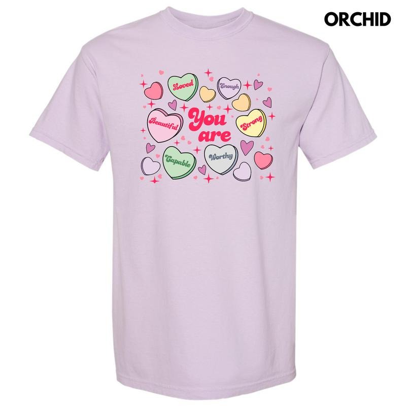 You Are Valentine Hearts Comfort Colors T-Shirt 'NLB' Hoodie, Sweatshirt | HypeDripTees.com