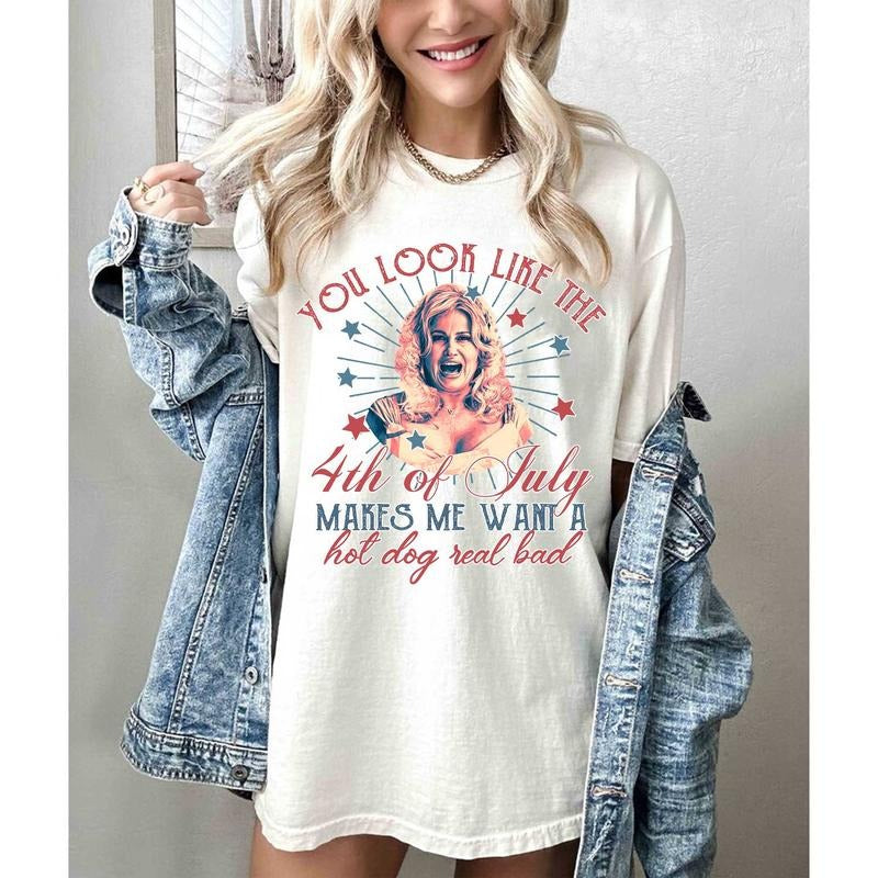 You Look Like The 4th of July Shirt, 4th Of July Gift Shirt Hoodie Sweatshirt | HypeDripTees.com