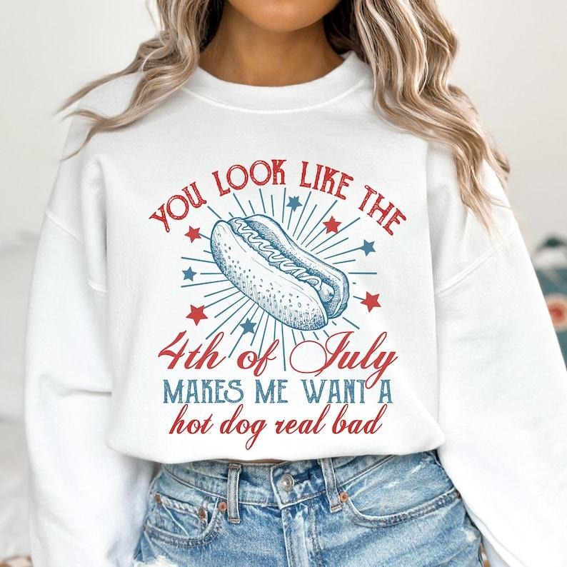 You Look Like the 4th of July Shirt, Retro 4th of July T-Shirt, Independence Day, Vintage America Graphic Tee, Unisex...