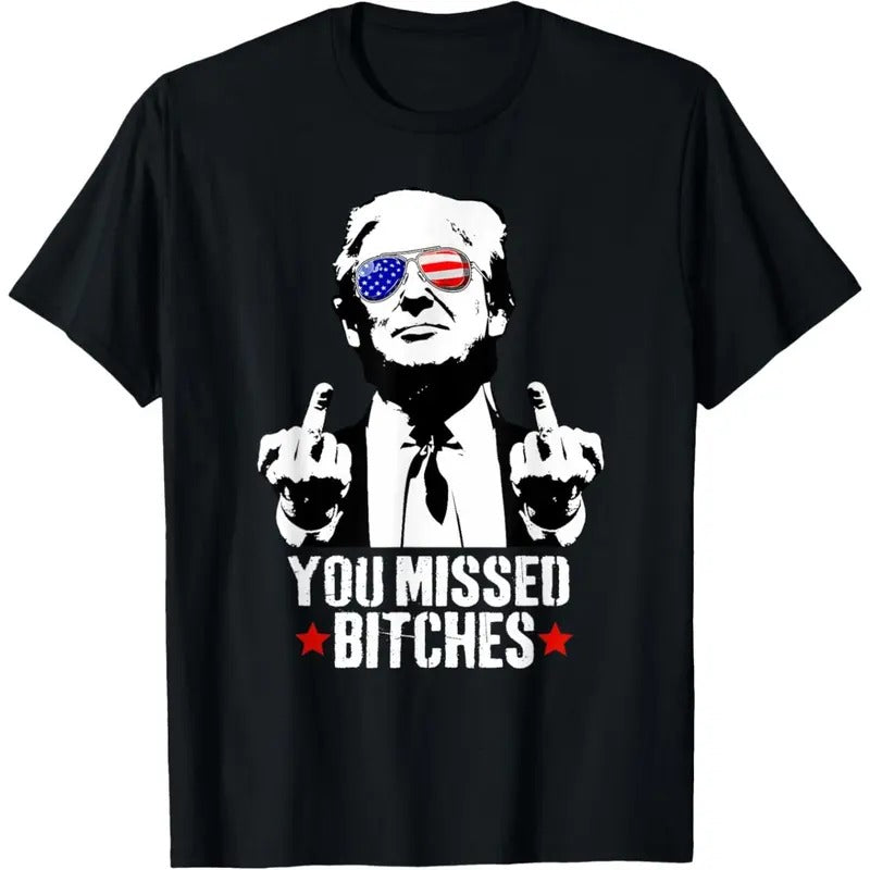 You Missed Shirt, You Missed Trump 2024 TShirt You Missed T-Shirt made in usa Hoodie, Sweatshirt | HypeDripTees.com