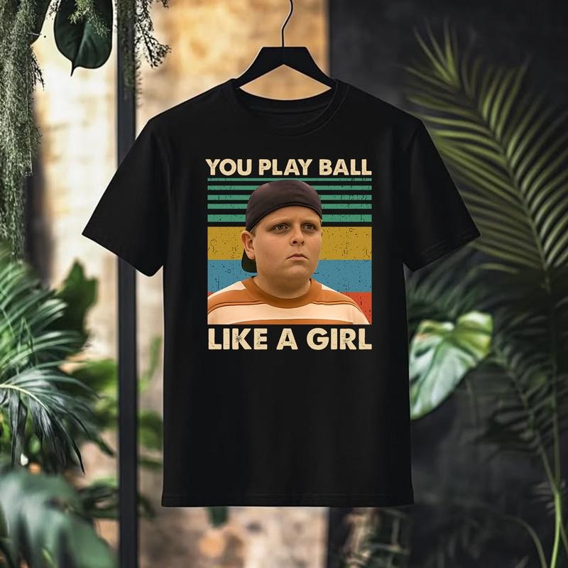 You Play Ball Like A Girl Vintage Retro Unisex T-Shirt Hoodie, Sweatshirt | HypeDripTees.com